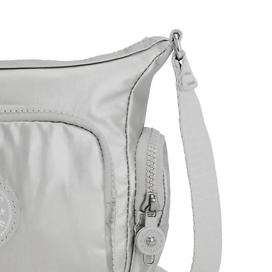 Kipling Gabbie Mini Metallic Çapraz Askılı Çanta Gümüş | TR 2092SG